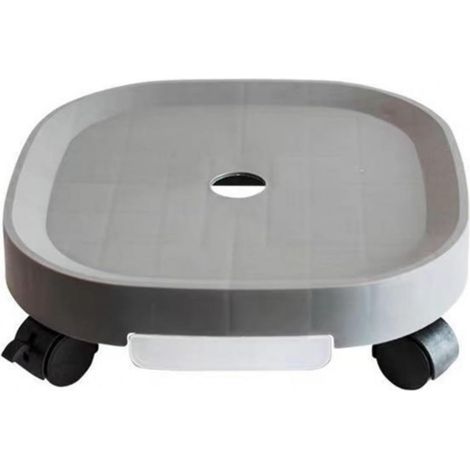 Caddy Pour Palettes de Plantes, Support Pour Plantes avec Roues et RéServoir D'Eau, Chariot Pour Pot de Fleurs, Pot de Fleurs Rond (1/5)
