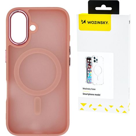 Custodia Wozinsky Fashion con MagSafe per Samsung Galaxy S24 FE - Rosa (1/5)