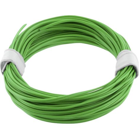 econ connect KZL2X008GN5 Litze  2 x 0.08 mm² Grün 5 m