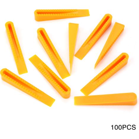 Beyamis 100 cales de nivellement pour carrelage, entretoises et outils de pose (1/5)