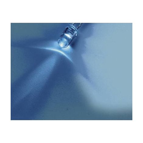 Nichia NSPB500AS Sel. wV/W LED bleu rond 5 mm 11000 mcd 15 ° 20 mA 3.2 V Q67483 (1/2)