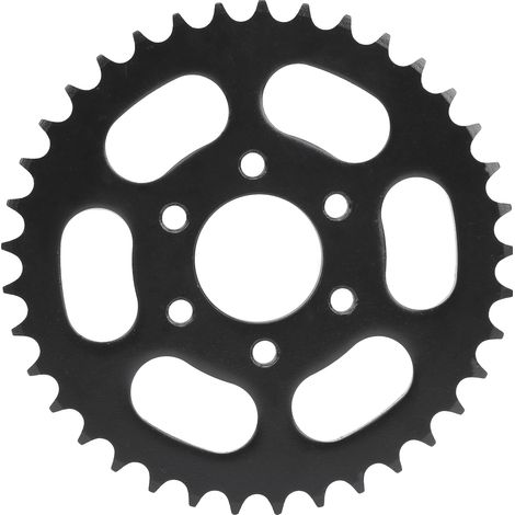 Pignon arrière en acier 428 dents, 37 dents, 6 trous, pièce de rechange pour vélo électrique et scooter