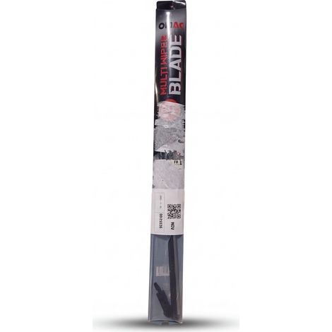 OMAC Balai Essuie-glace Avant pour Universal 24" 600mm – 1 Pièce – Adaptateur Universel 10-en-1 – Technologie Plate – Silencieux (1/5)