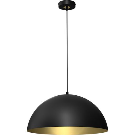 Lámpara colgante BETA NEGRO/ORO 1xE27 45cm (1/5)
