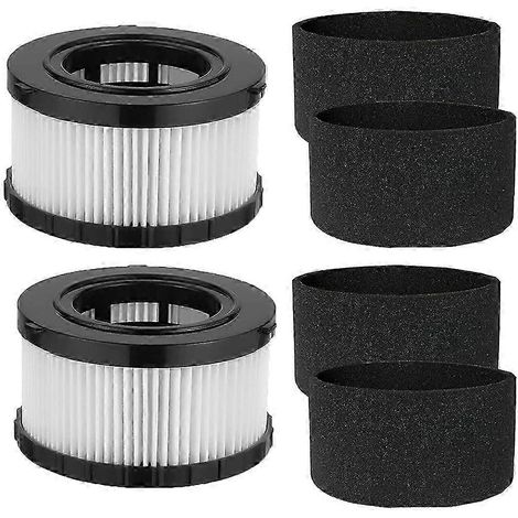 Filtre HEPA DC5151H compatible avec les aspirateurs eau et poussière DEWALT DC5151H, DC515, DCV517 et DCV517B, avec manchon en mousse hwyYVL