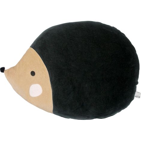 coussin déhoussable avec pompons 30 x 50 cm coton polisson