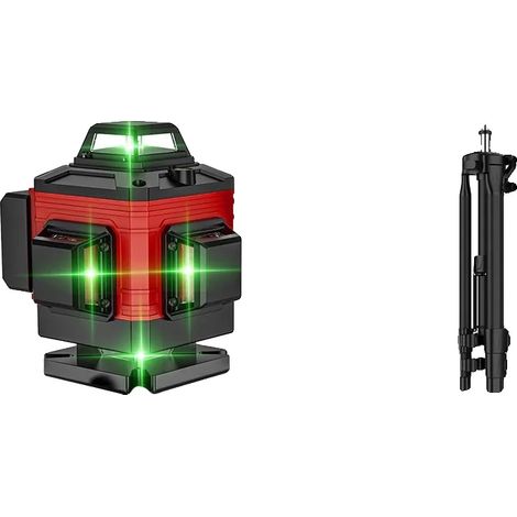 Niveau Laser, 16 Lignes, Fonction d'Auto-Nivellement, 16-Trépied-Boîte en plastique-a (1/2)