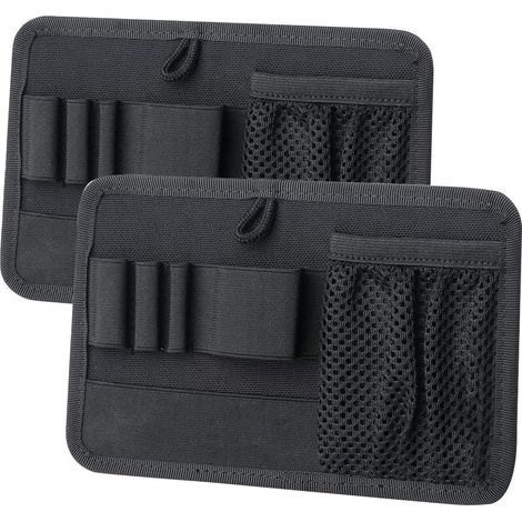 Multifunktionale Aufbewahrungsbox für Rucksäcke, Westen, Sporttaschen und den täglichen Gebrauch – 2er-Pack, Schwarz (1/5)
