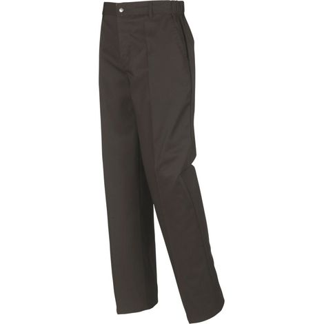 Pantaloni da cucina Robur Timeo in vita elasticizzata Cioccolato 56