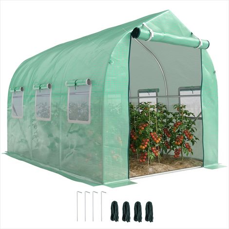 Serre de jardin Protection de culture 6 m² avec série de fenêtres (1/5)