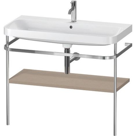 DURAVIT HP4838O7575 Console métallique autoportante avec HD.2 Plus