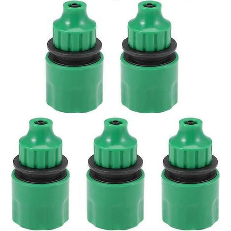 HONORNIC - Raccord rapide pour tuyau d'arrosage, diamètre intérieur 4 mm, lot de 5, pour système d'irrigation de jardin. (1/3)
