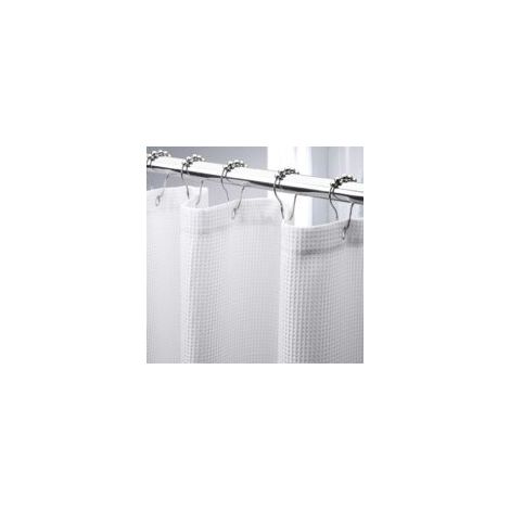 Rideau de douche en Métal Duschvorhangringen, Tissu, Textile, Badvorhang, Anti-Moisissure, salle de Bains Rideau-Set, imperméable à l'eau, Badvorhang, plus lourd Rideau de douche, salle de Bains – 180 (1/5)