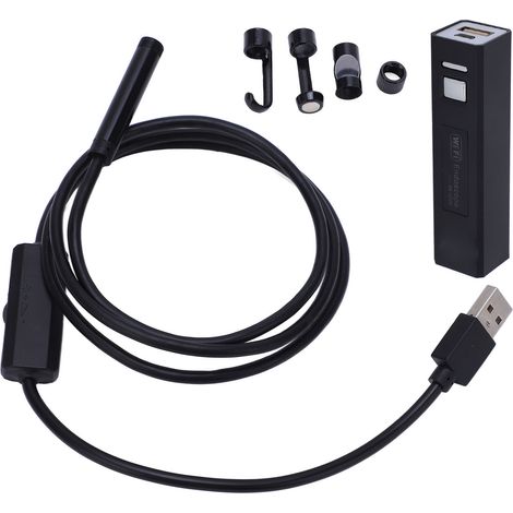 Endoscope sans fil pour téléphone, caméra d'inspection endoscopique WiFi HD IP68 étanche 8 mm avec lumière (1/5)