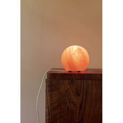 Salzkristalllampe – Kugel ohne Sockel (1/5)