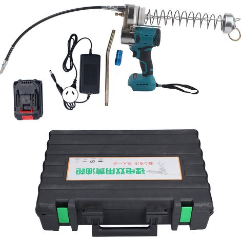 Pistolet à graisse sans fil électrique lithium batterie, joint d'étanchéité, graisseur 80-240V, prise AU, outil de lubrification puissant (1/5)