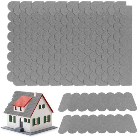 lot de 32 bardeaux de toit autocollants, feutre bitumé étanche, pour nichoir, clapier, hôtel à insectes, abri de jardin