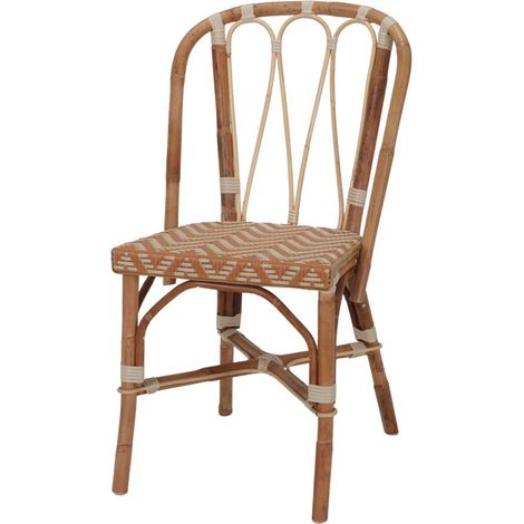 AUTRES Chaise en rotin avec un style bistrot - modèle 037 - curry (1/4)