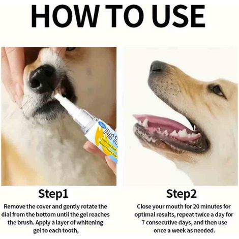 KineShineX Pet Teeth Whitening Pen effectively whitens pet teeth easy to use and suitable for cats, dogs, and other pets. (1/4)