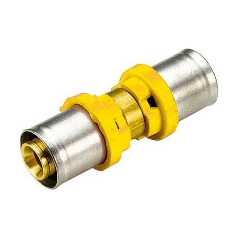 RACCORDO PER MULTISTRATO GAS DIRITTO DOPPIO RIDOTTO Misura: 20x16