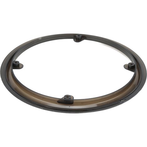Couvercle de chaîne de vélo en plastique noir avec fixation à 4 trous - Protection plateau (1/5)