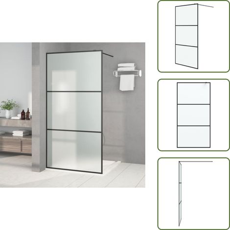 Parete doccia ESG - vidaXL Parete Doccia Walk in 100x195 cm Vetro Smerigliato ESG -