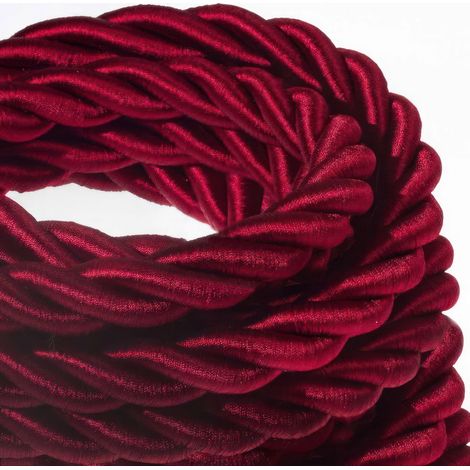 Creative-Cables Cordon 2XL Ø24 mm 3x0,75 mm² (20 m, Bordeaux) (1/3)