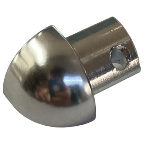 Capsule per raccordi triass esterni projolly h=10mm alluminio brillantato cromo