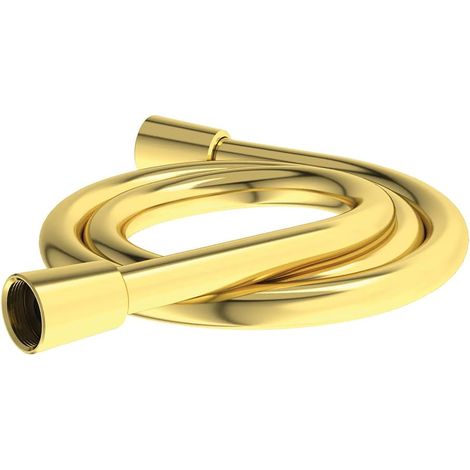 Flexible de douche 1,25 m Or Brossé Gaine Plastique Anti-Torsion (1/5)