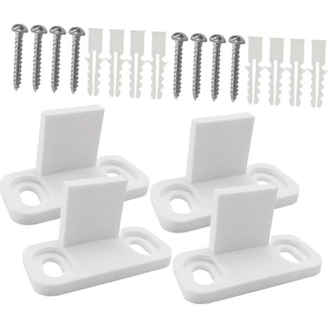 Guide de sol pour porte de grange coulissante plastique, réglable (1/5)