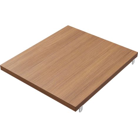 Meuble salle bain 40 cm étagère rangement pièce rechange universelle aspect chêne brun