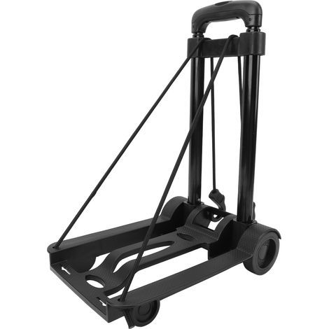 Folding hand trolley, lightweight and foldable utility trolley with 2 wheels (1/5)