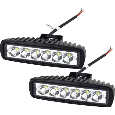 LED Arbeitsscheinwerfer LED Bar 12V 18W 15cm LED Autoscheinwerfer Wasserdicht IP67 Spot F (1/5)