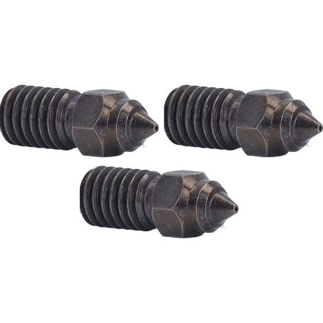 Lot de 3 buses en acier trempé haute vitesse 1,75 mm 0,4 mm pour imprimante 3D ENDER 3 V3 SE (accessoires pour hotend) (1/5)