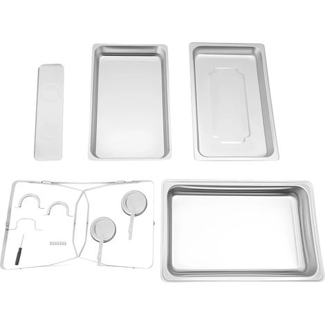 Set di contenitori termici, fonte di calore ad alcol, design elegante, 1 scomparto (1/2)