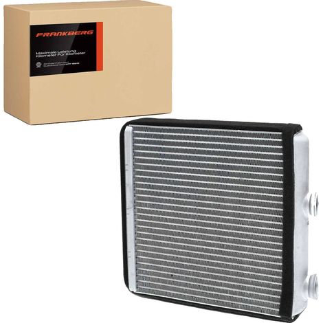 Intercambiador de calor, construcción de aluminio, 165 mm de largo, 176,2 mm de ancho, 32 mm de profundidad, compatible con Opel (1/5)