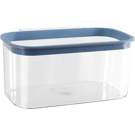 Poubelle de cuisine suspendue, boîte de rangement en plastique, bac à compost de grande capacité pour comptoir ou sous évier (1/5)