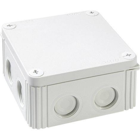 Wiska 10060537 Abzweigkasten (L x B x H) 110 x 110 x 57 mm Lichtgrau IP66/IP67 1 St.
