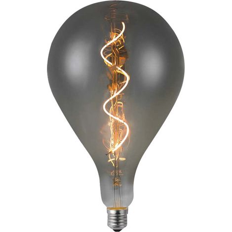 V-TAC VT-2268 Lampadina ornamentale LED E27 4W A160S Filamento a Spirale Vetro Fumé 2700K - 23167