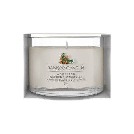 Mini candela Yankee Candle Woodland Weekend Memories 37g