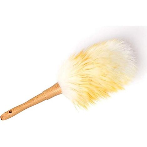 Un petit plumeau doux en microfibre antistatique avec un manche en bois, idéal pour nettoyer les maisons, les voitures, les meubles, les bureaux et les livres.