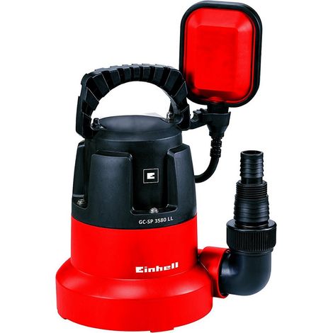 Einhell GC-SP 3580 LL Pompa Immersione Acque Chiare Fondo Piatto 350W 8000 l-h Prevalenza 7.5 m colore Nero (1/10)