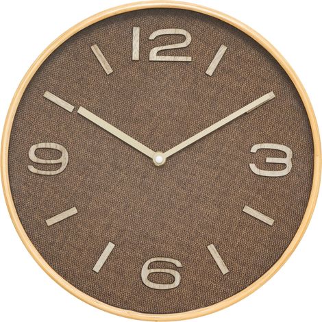 Uhr Ellis Tonkastanienbraun D30cm - Atmosphera créateur d'intérieur (1/5)