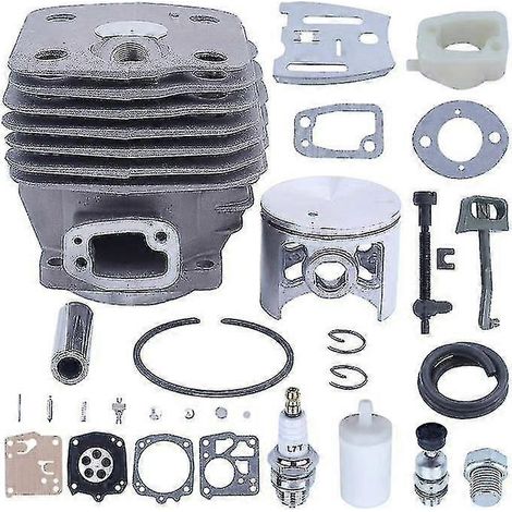 Kit de 30 pièces comprenant un cylindre, un piston et un carburateur de 54 mm, compatible avec les modèles Husqvarna 288xp, 181 et 288 (avec Intak-szdf). (1/4)