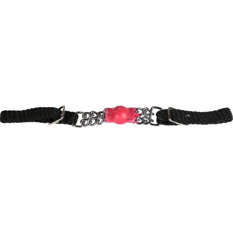 Barbozzale con cinghietti in nylon e pallina in gomma nella doppia catenella