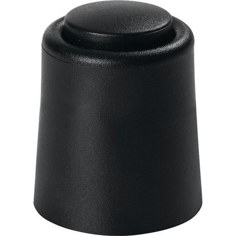 Butoir de porte Ø 29 mm H.35 mm noir montage sur cheville (25 pcs.) - 501510