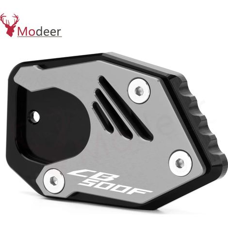 (Gris) Compatible avec Honda CB500F CB 500F CB500 F 2013-2021 - Béquille latérale/de pied - Extension/Plaque de support maxpower (1/4)