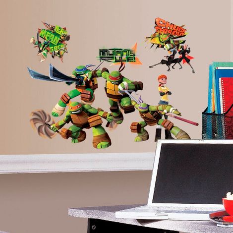 30 Stickers Club Tortues Ninja Nickelodeon (1/4)
