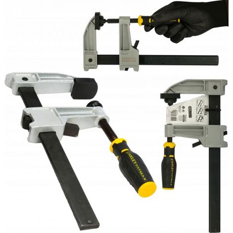 Morsetto a vite ibrido a sgancio rapido per carpenteria 200 mm STANLEY FMHT0-83244 (1/5)