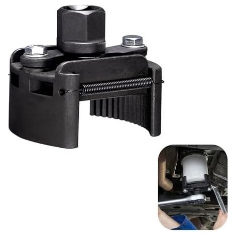 60mm-80mm Oil Filter Wrench - Universal Removal Tool for Car, Truck, and Boat Filters - Heavy-Duty Steel Construction (1/5)
